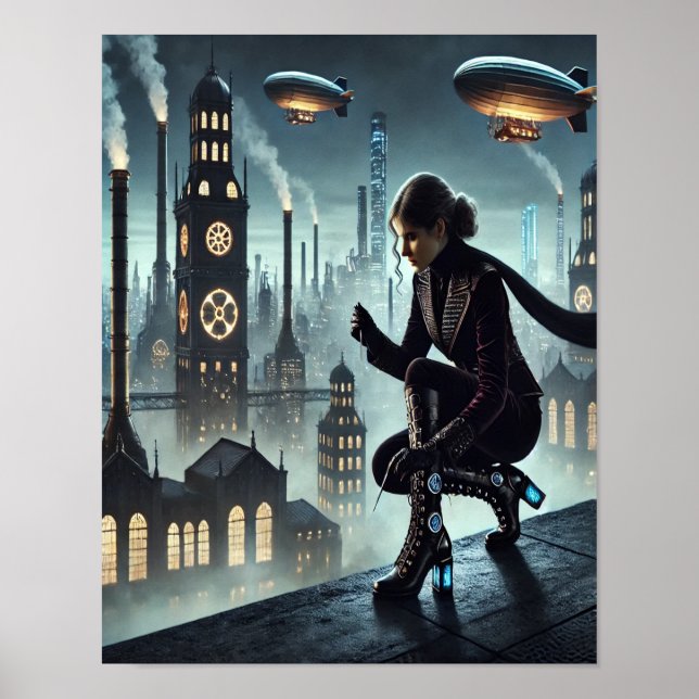 Poster Steampunk 65 Le Velvet Assassin (Devant)