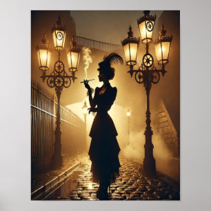 Poster Steampunk 67 La séductrice Gaslight