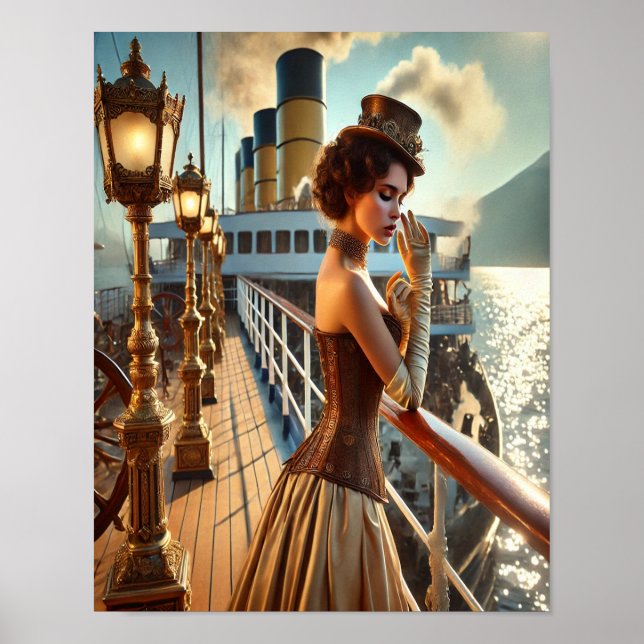 Poster Steampunk 74 The Steamship Heiress (Devant)