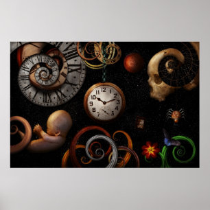 Poster Steampunk - Abstrait - Le début et la fin