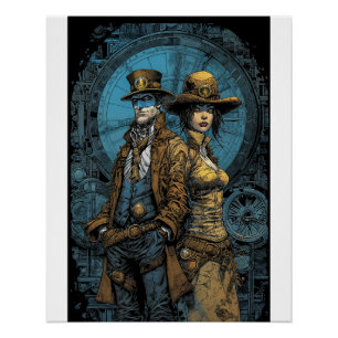 Poster Steampunk Adventure