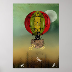Poster Steampunk Art Winds of Change