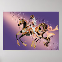 Steampunk Dame & Cheval Mécanique
