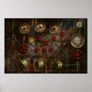 Poster Steampunk - frousse du travail