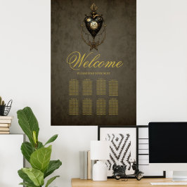 Poster Steampunk heart, 