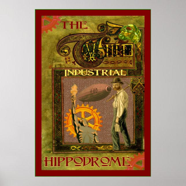 Poster SteamPunk ~ L'hippodrome industriel (Devant)
