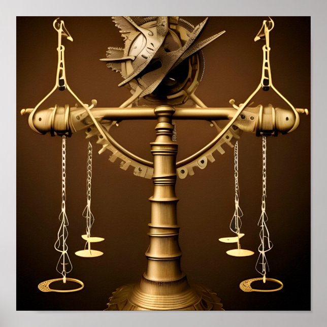 Poster Steampunk Libra (Devant)