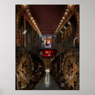 Poster Steampunk - Société dystopique