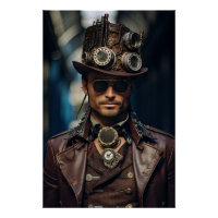 Steampunk Victorian Cosplay Top Hat Gears