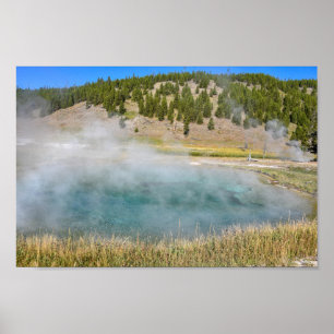 Poster Steel Bridge Pool, parc national Yellowstone