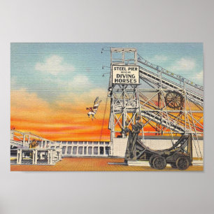 Poster Steel Pier - Atlantic City