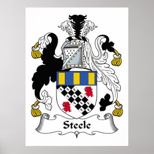 Poster Steele Family Crest