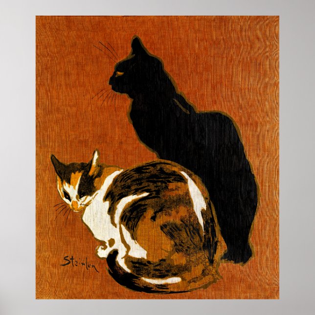 Poster Steinlen Cats (Devant)
