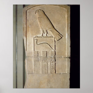 Poster Stela de roi de serpent, c.3000 AVANT JÉSUS CHRIST