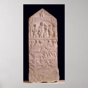 Poster Stela votive dédiée à Sature