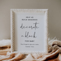 STELLA Décorez un panneau de blocs pour bébé