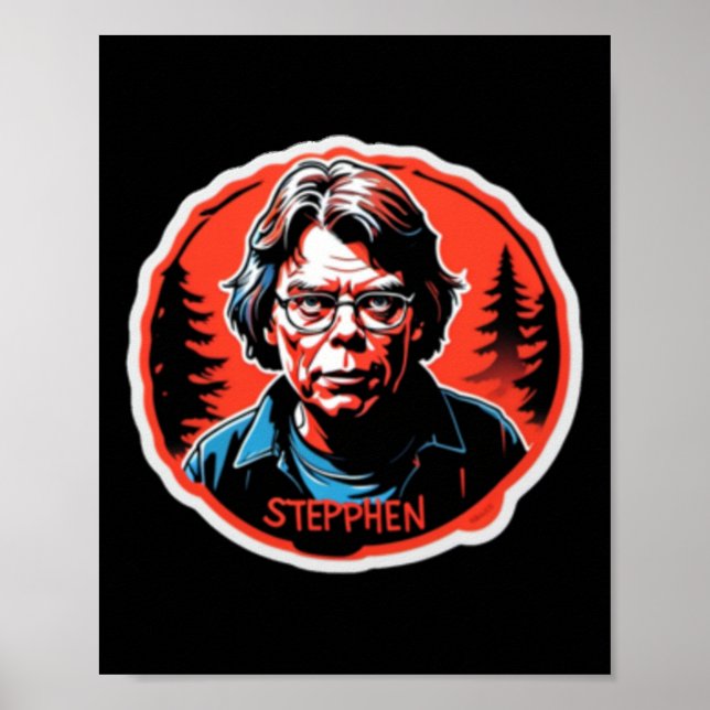 Poster Stephen King Sticker (Devant)