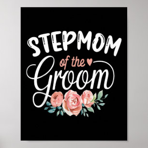 Poster Stepmere De La Pièce Cadeaux Maman Mariée Mariage