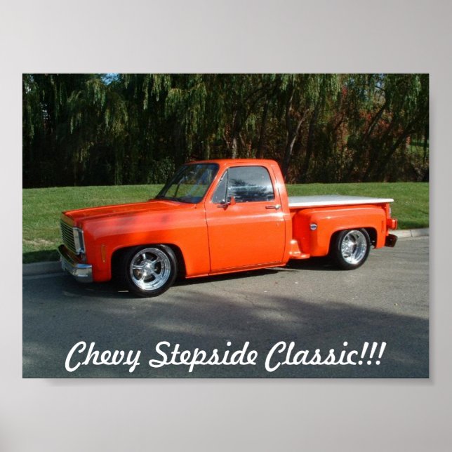 Poster stepside, Chevy Stepside Classic ! ! ! (Devant)