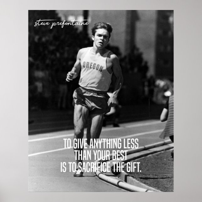Poster Steve Prefontaine Stop Pre (Devant)