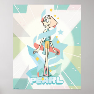 Poster Steven Universe   Graphique de caractères perles