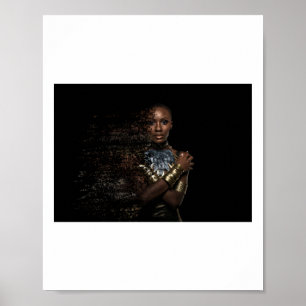 Poster Sticker à dispersion de la reine noire