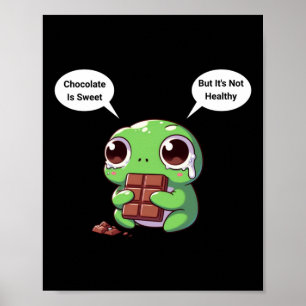 Poster Sticker à grenouille à dissonance cognitive