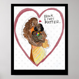 Poster Sticker Black Lives Redemptor Fanart Jordan Ifueko