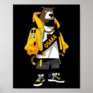 Poster Sticker Boutique Bruin