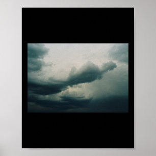 Poster Sticker Moody Clouds Sky