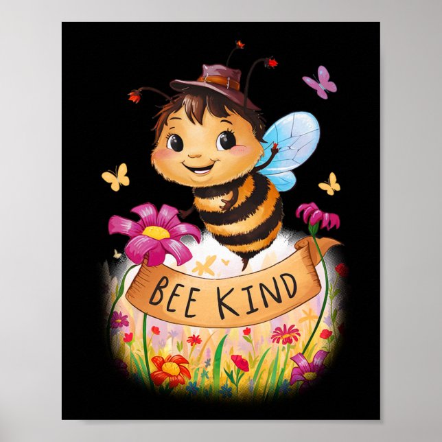 Poster Sticker type abeille2 (Devant)