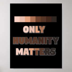 Poster Sticker Uniquement Humanitaire