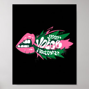 Poster Sticker Voice S