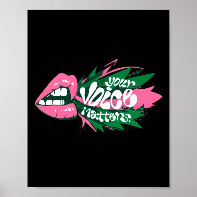 Poster Sticker Voice S (Devant)