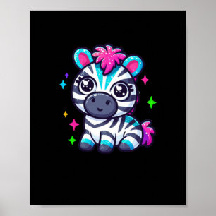 Poster Sticker Zebra