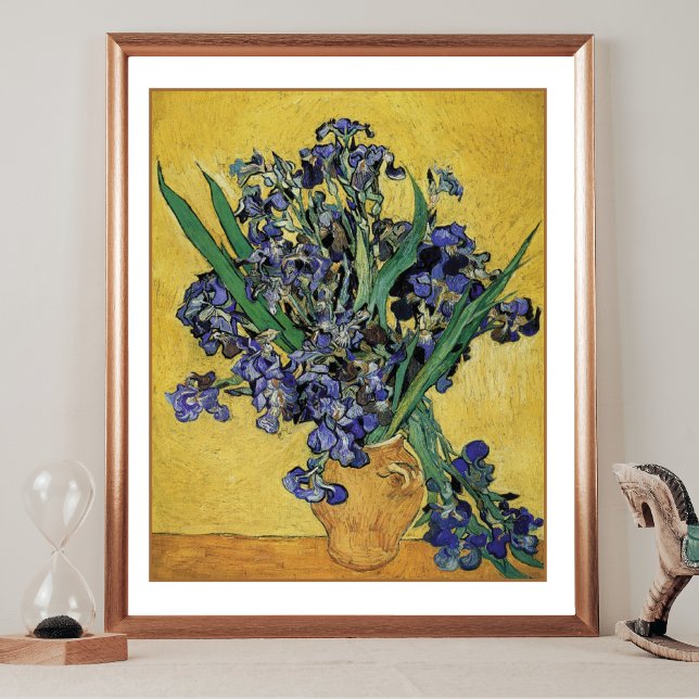 Poster Still Life avec Iris Vincent van Gogh (Créateur téléchargé)