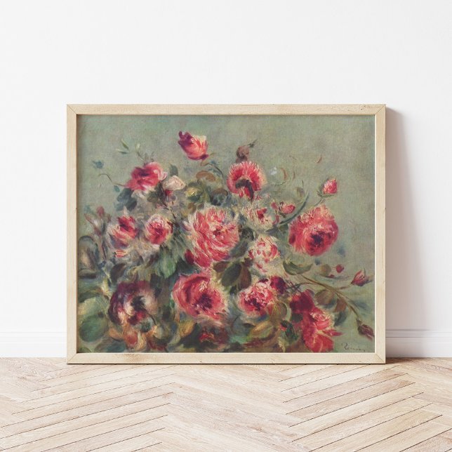 Poster Still Life, Roses de Vargemont | Renoir (Créateur téléchargé)