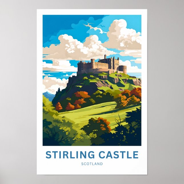 Poster Stirling Castle Scotland (Devant)