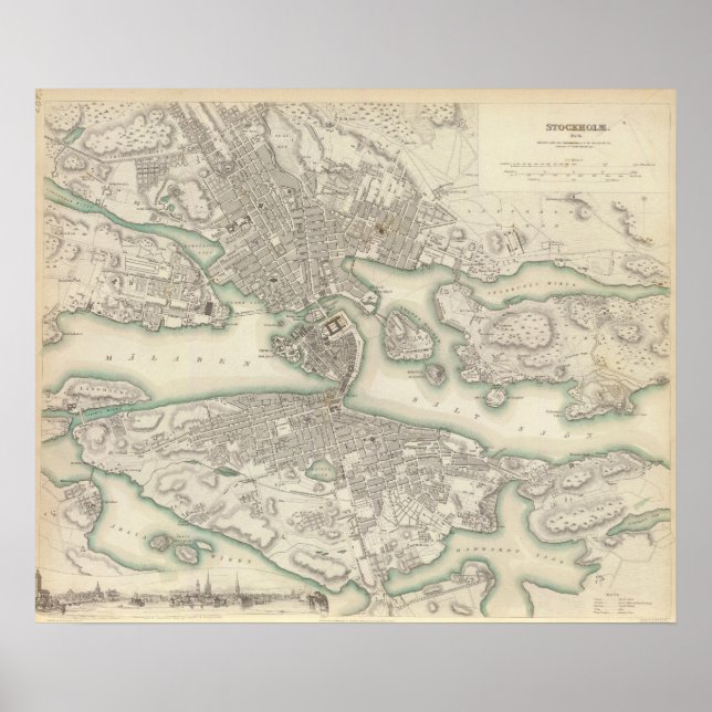 Poster Stockholm (Devant)