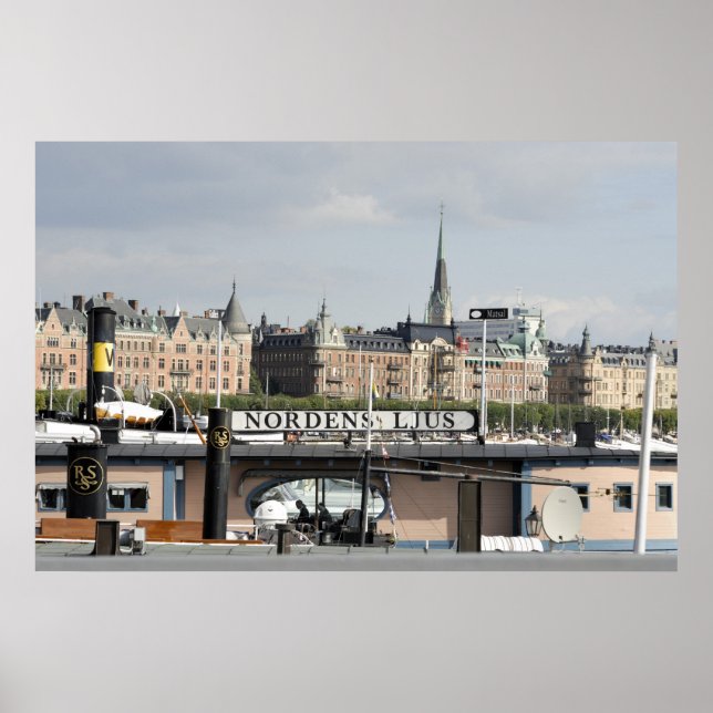 Poster Stockholm (Devant)