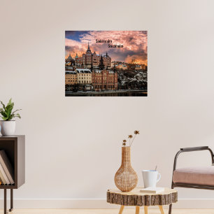 Poster Stockholm, île de Sodermalm
