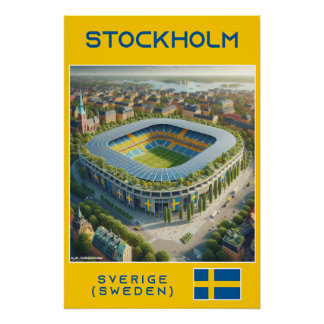 Poster Stockholm Stadium - Ecological Design