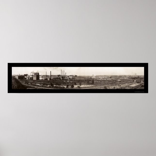 Poster Stockyards Omaha NE Photo 1914 (Devant)