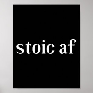 Poster Stoic Af Roman Stoicism Don, Ancien Zeno Cicero