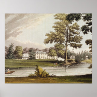 Poster Stoke Place, du "Repository of Arts" d'Ackermann