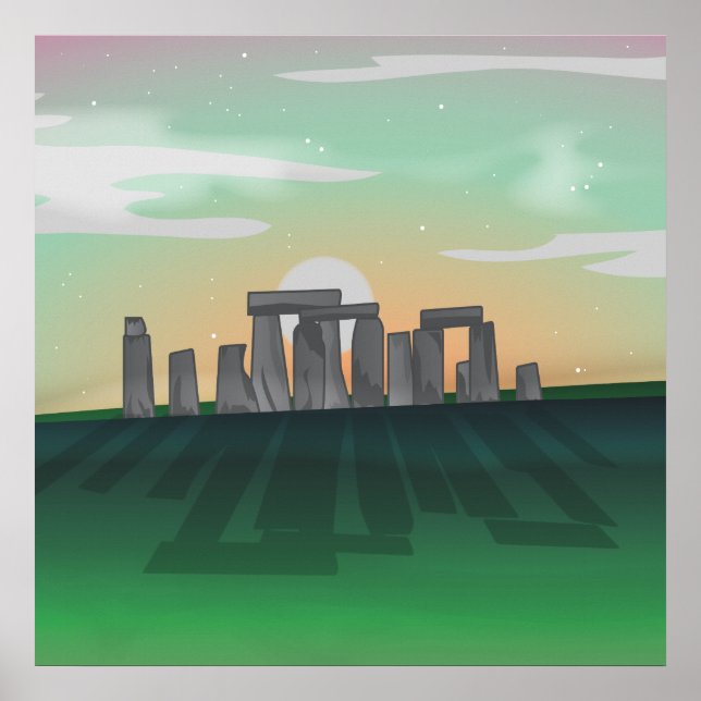 Poster StoneHenge (Devant)