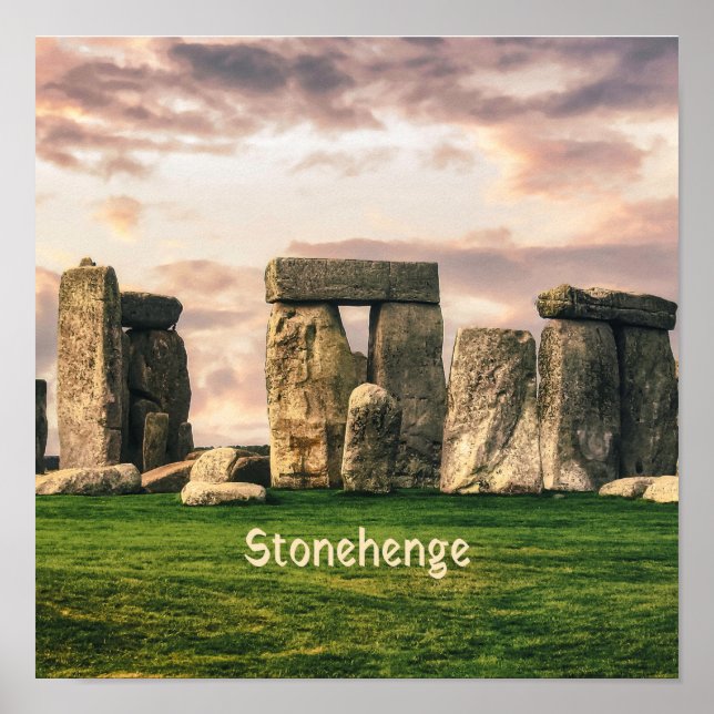 Poster Stonehenge Angleterre Royaume-Uni (Devant)
