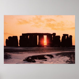 Poster Stonehenge, Solstice d'hiver