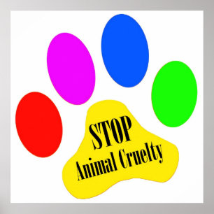 Poster Stop Animal Cruelty
