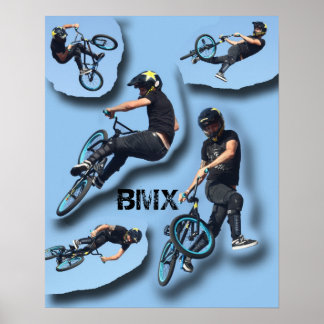 Poster Stop Motion BMX, Copyright Karen J Williams